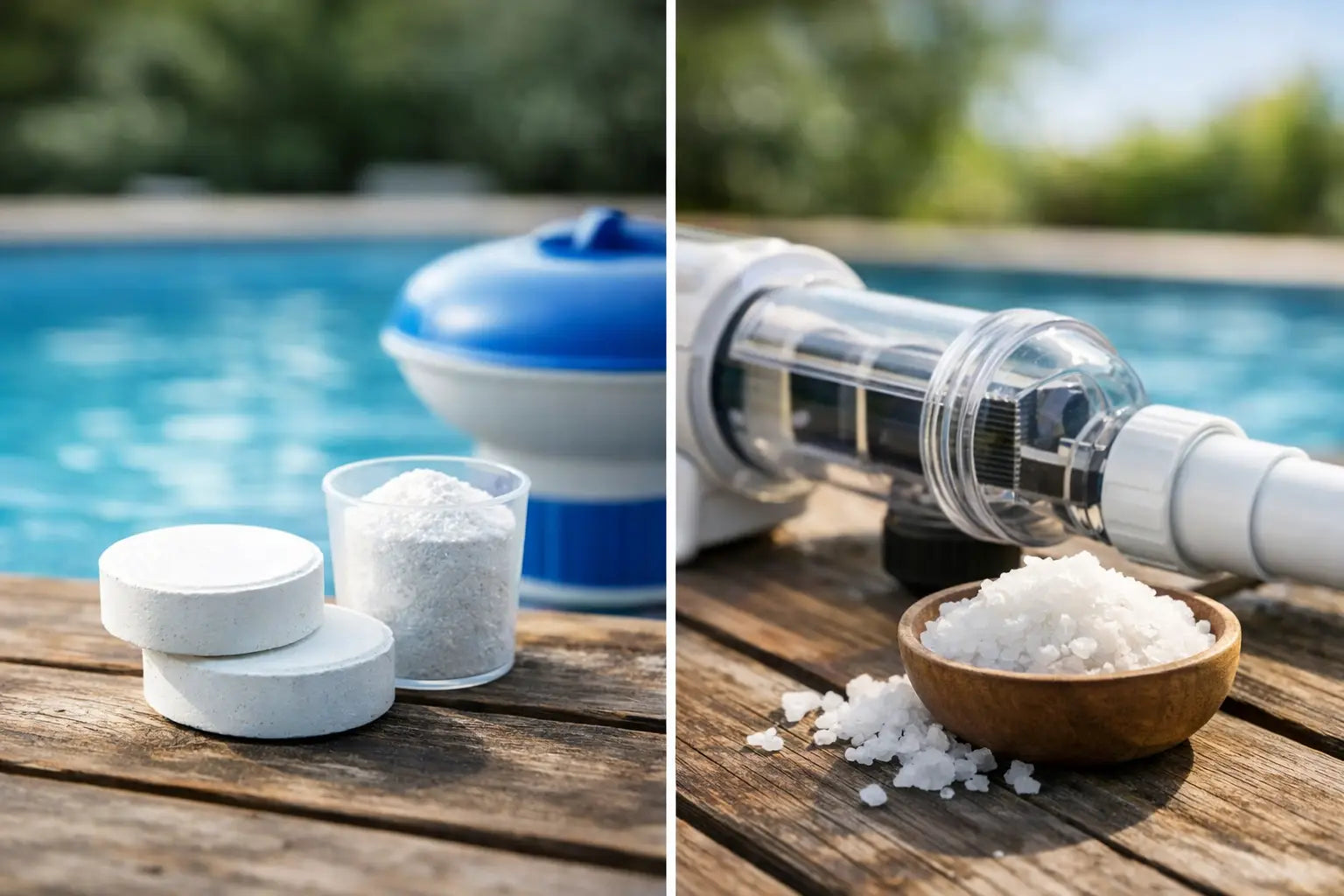 Chlor oder Salzanlage Pool - was passt besser?