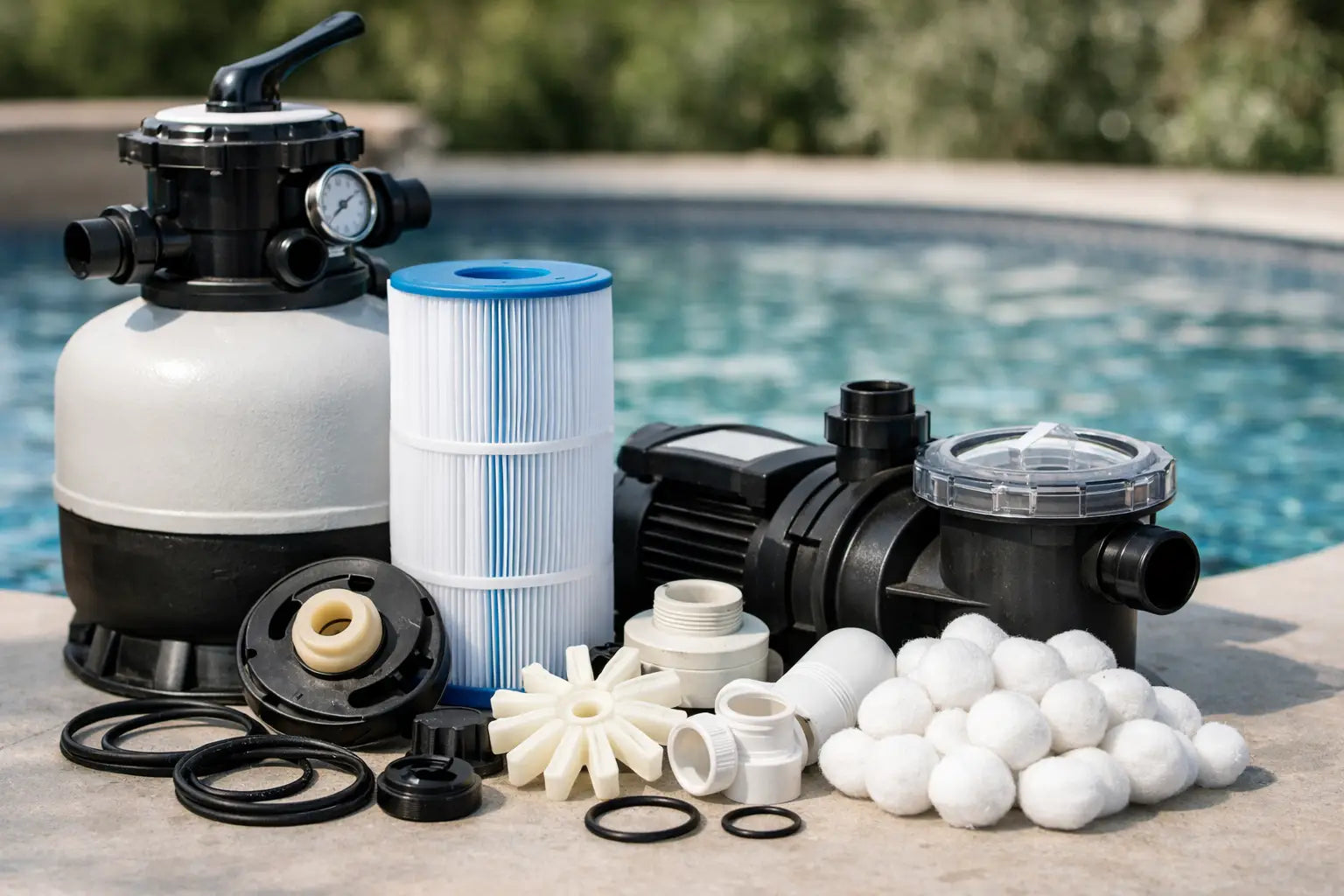 Ersatzteile für Poolfilter finden: So geht’s