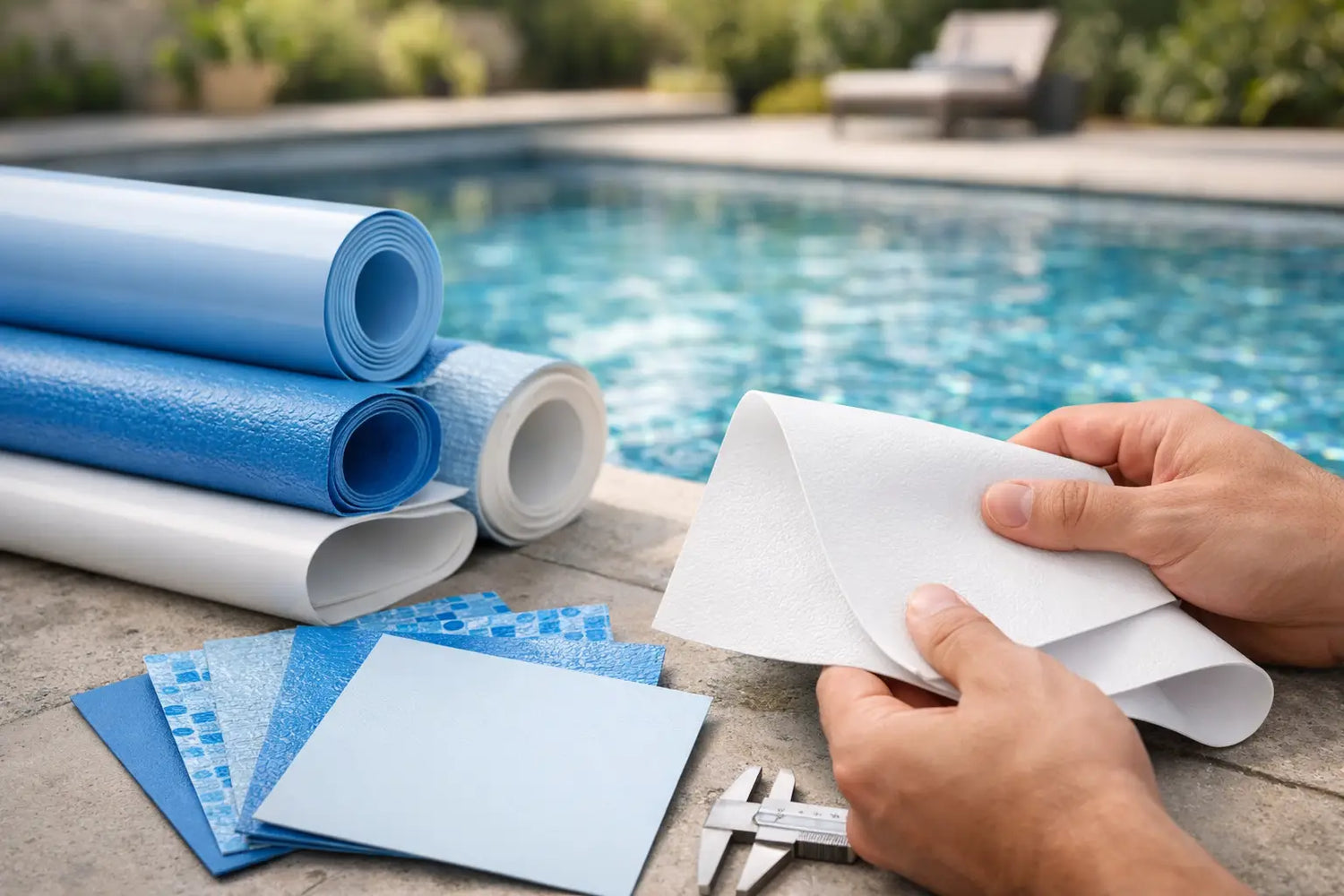Ratgeber Poolfolie Material und Stärke