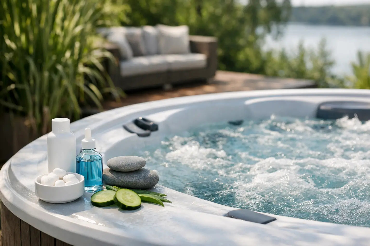 Whirlpool Wasserpflege ohne Chlor erklärt