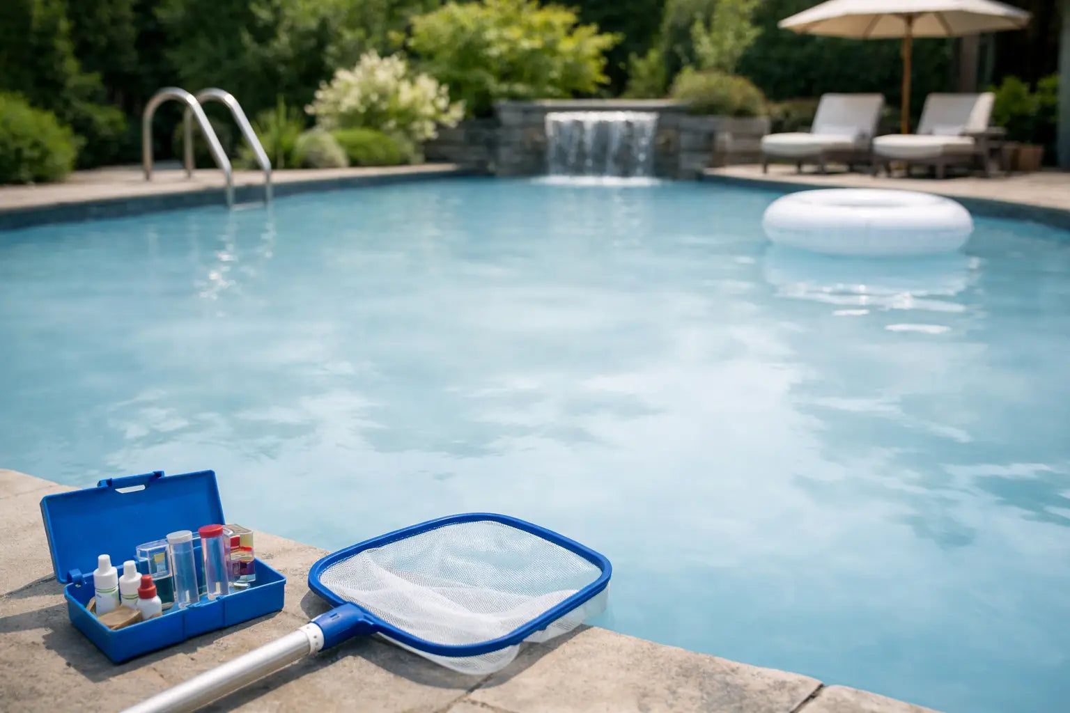 Warum Poolwasser milchig wird