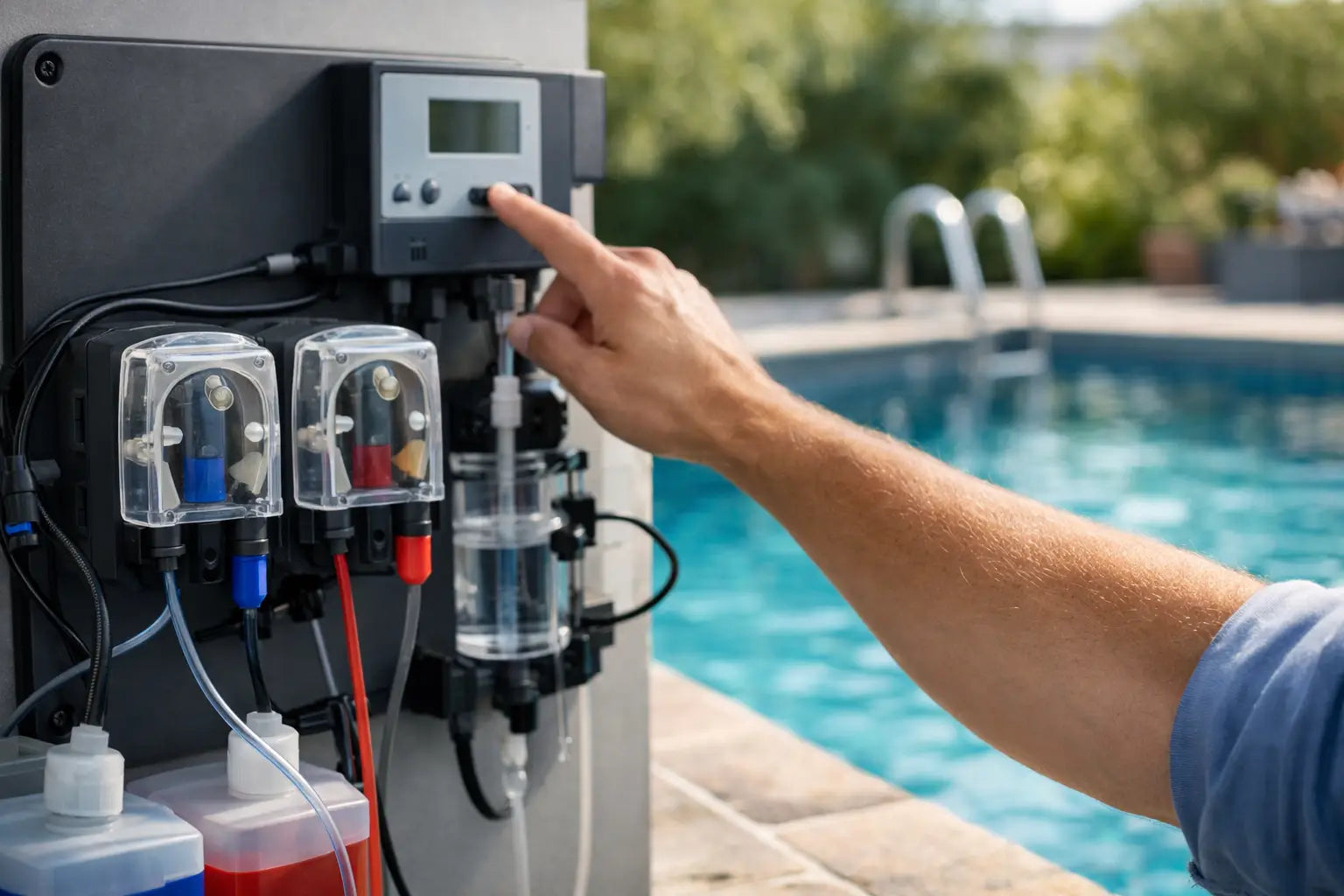 Pool Dosieranlage automatisch einstellen