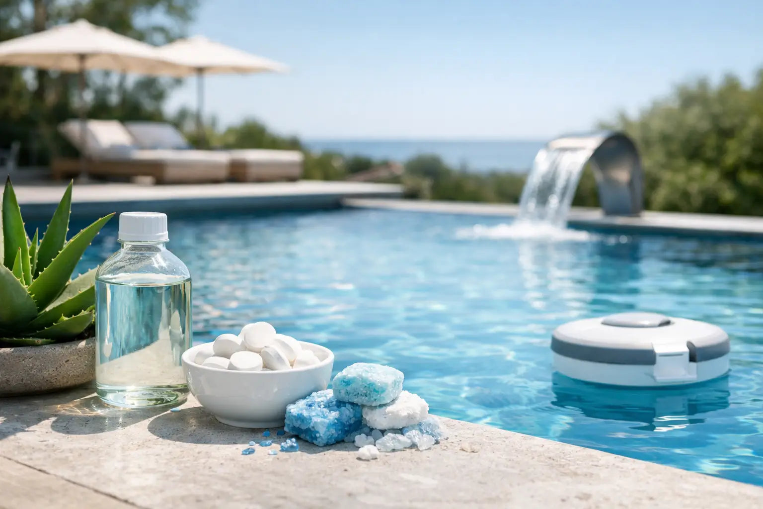 Trends Wasserpflege ohne Chlor für Ihren Pool