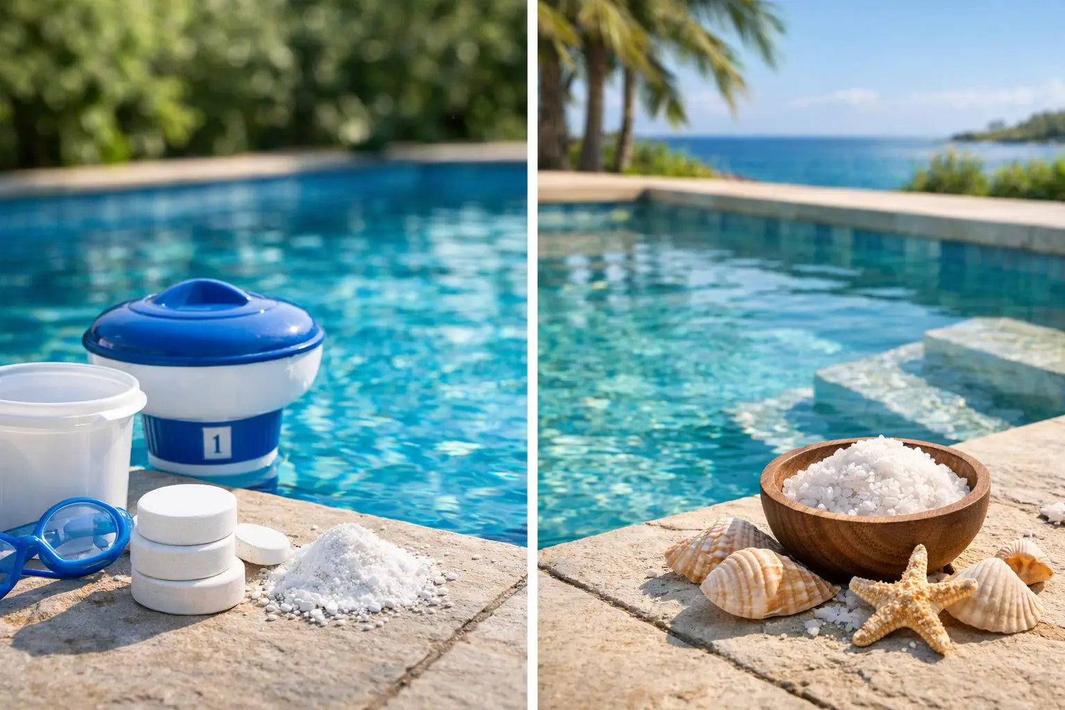 Chlor oder Salzwasser Pool - was passt besser?
