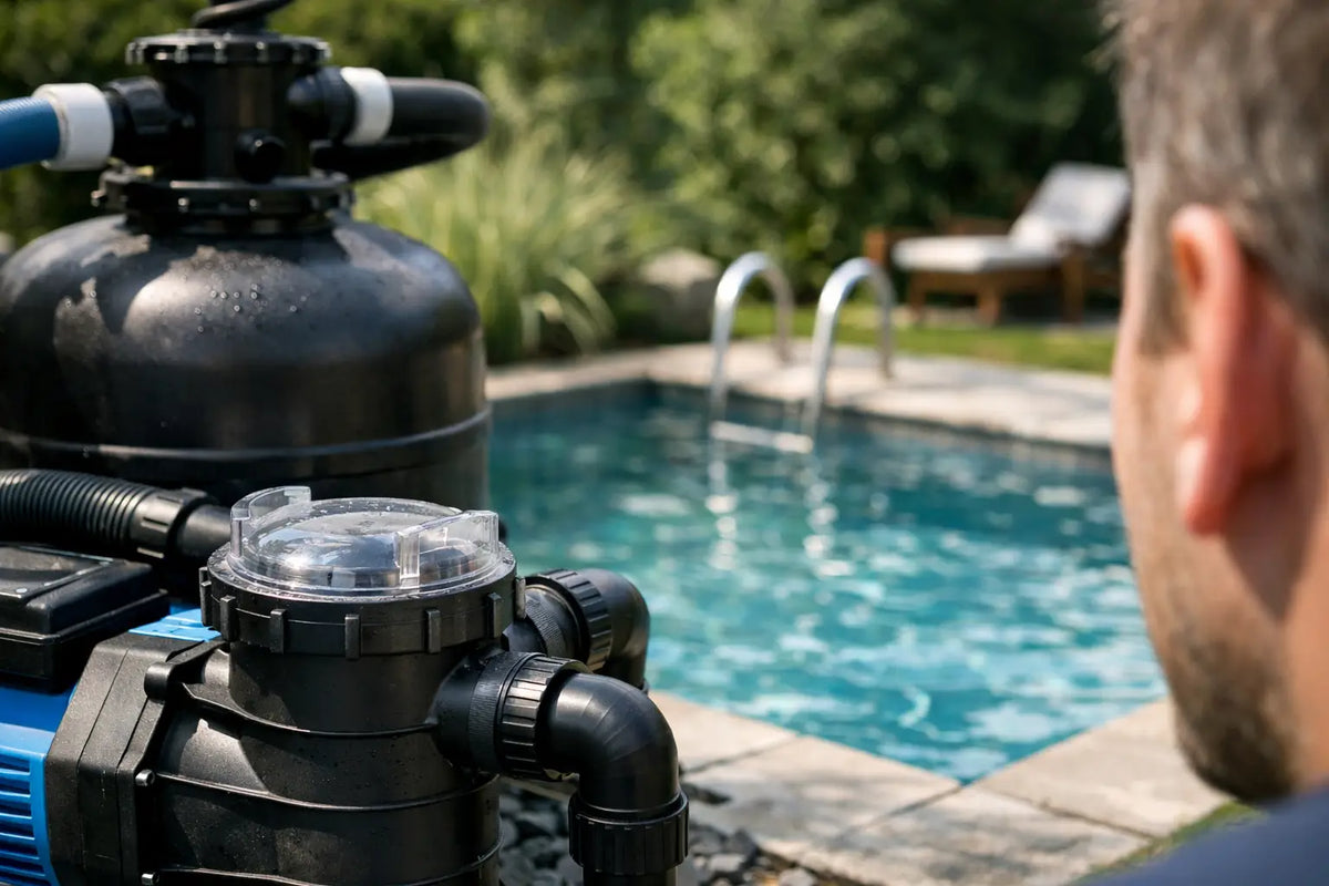 Wie laut darf eine Poolpumpe im Garten sein?