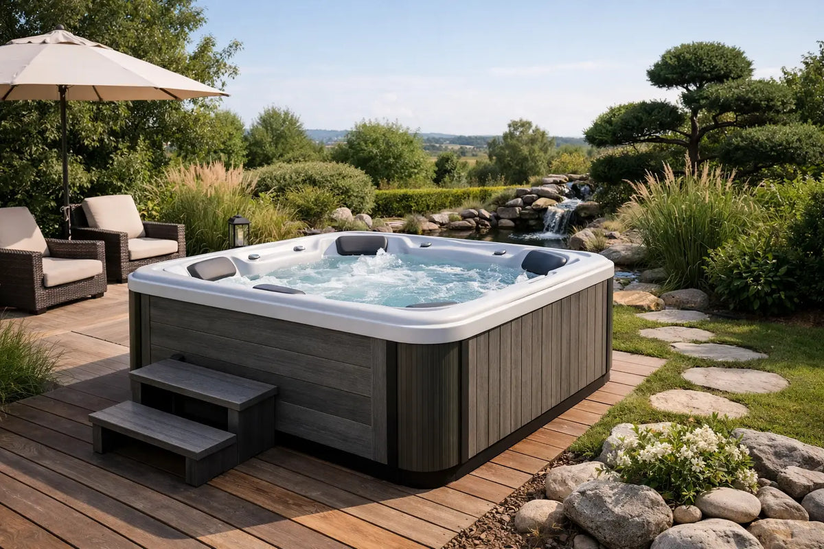 Whirlpool-Aufstellort richtig planen im Garten