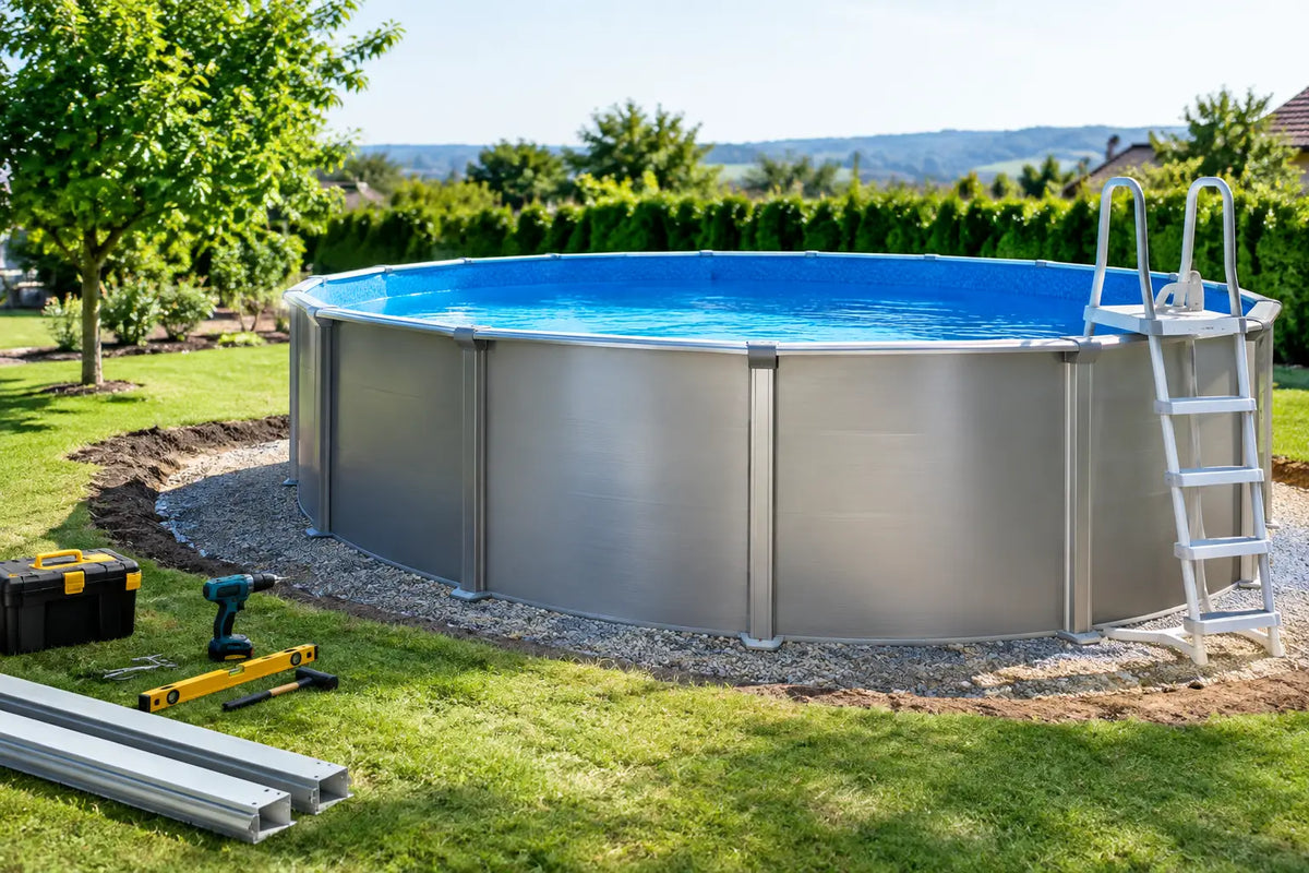 Stahlwandpool dauerhaft aufbauen: Ihr Guide