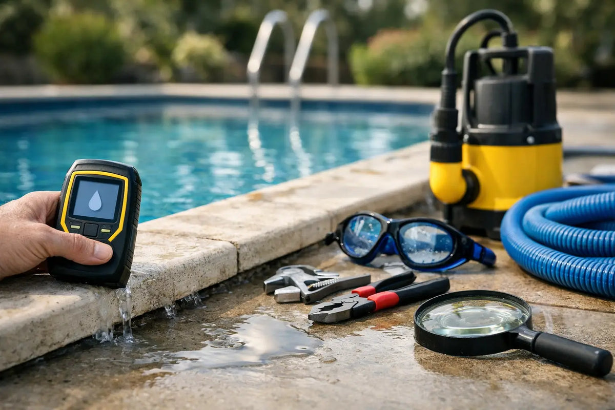 Warum verliert mein Pool Wasser? Ursachen prüfen