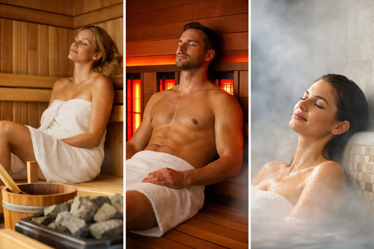 Sauna, Infrarot oder Dampfbad - was passt zu Ihnen?