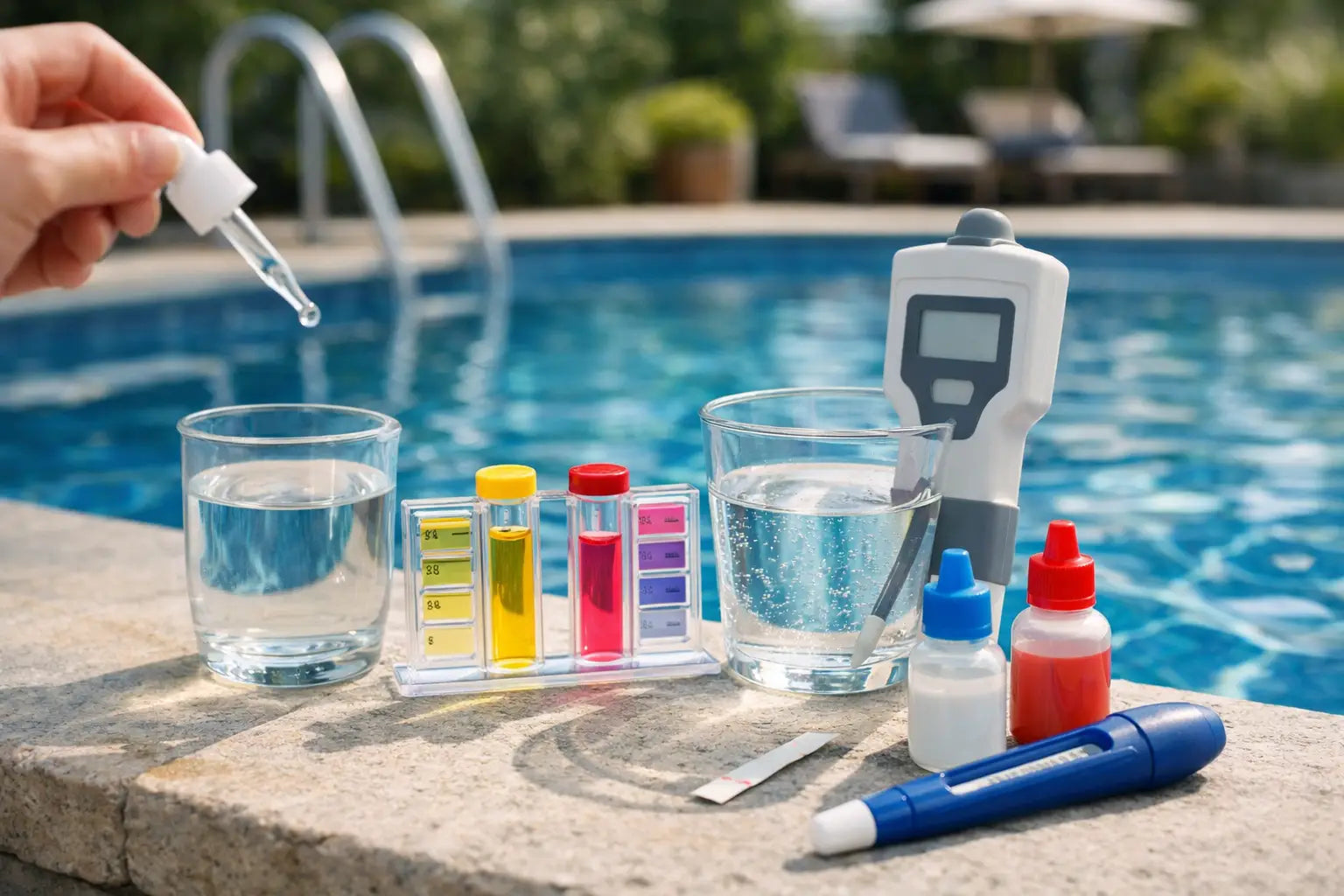 Wie oft Poolwasser testen? Der richtige Rhythmus