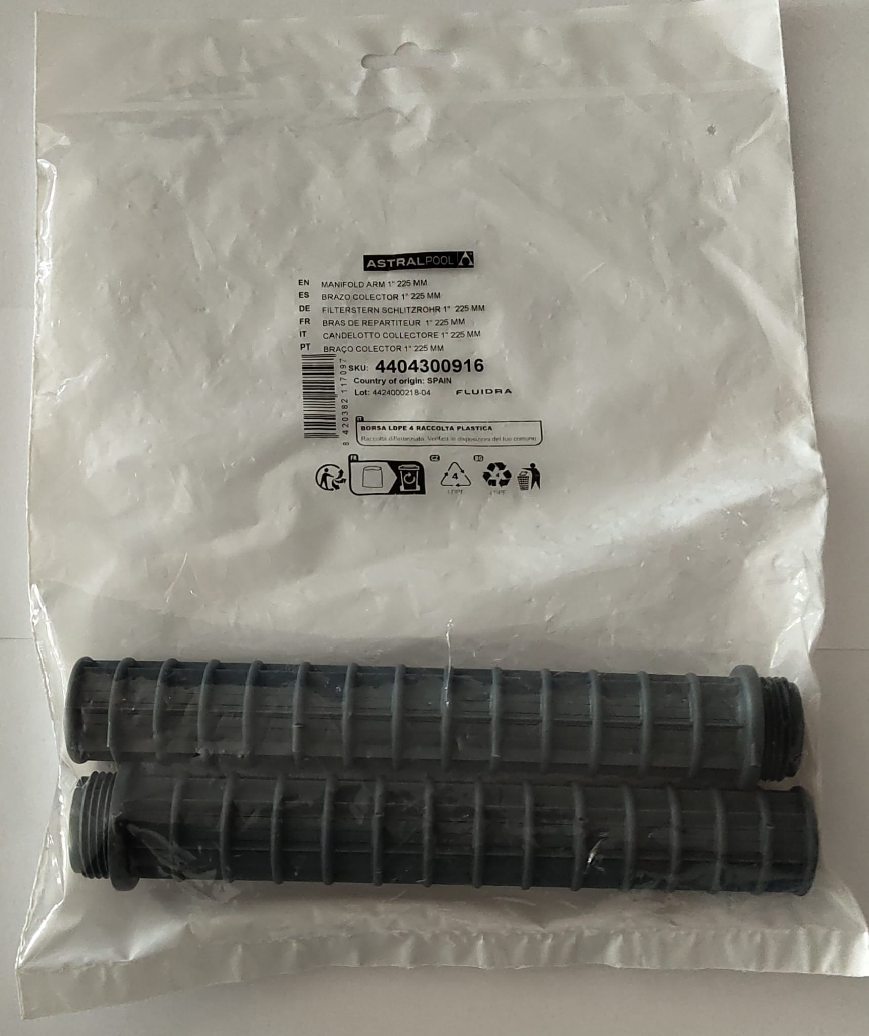 Filterarm3/4“AG.,L= 160mm fürD500  Bilbao/Malaga