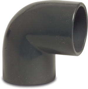Winkel 90° PVC D63 mm Klebemuffe PN 16