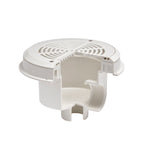 Ocean® Bodenablauf M5 Edelstahleinsätze A4 ABS weiß mit M5 Schrauben, 2" Innengewinde