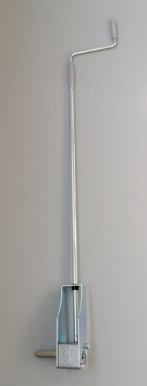Kurbel und Getriebe für Rollschutzplane  1:7