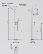 Ideal Solardusche Saba Solar mit Handbrause