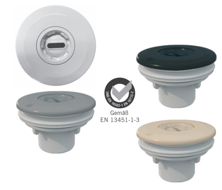 Einlaufdüse Multiflow Folie 2" Anthrazit