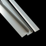 Blechwinkel 90° beschichtet, 50x50x2000 mm, aussen beschichtet, grau