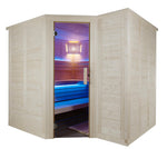 Harvia Massivsauna  Polaris Large aus massiver Fichte 2340 x 2060 x 2040mm