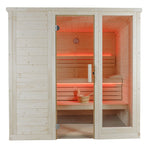 Harvia Massivsauna Komfort Small aus massiver Fichte 2080 x 1580 x 2040mm