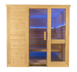 Harvia Massivsauna Komfort Large  aus massiver Fichte 2080 x 2060 x 2040mm