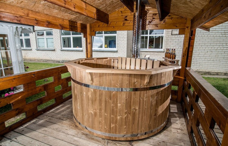 Ø 1,5 Hot Tub aus HOLZ