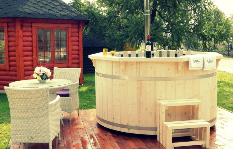 Ø1,9 Hot Tub aus HOLZ
