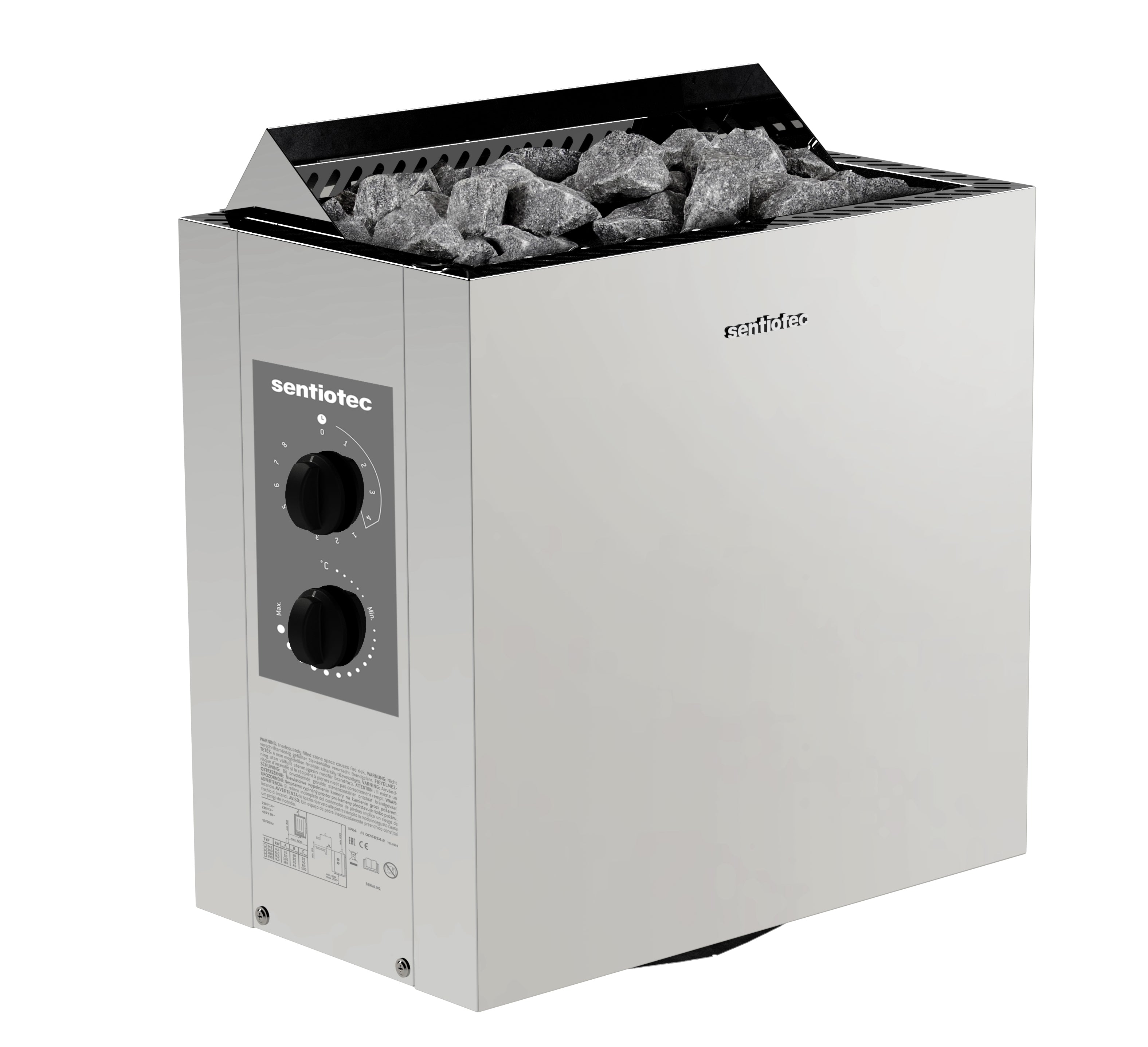 Saunaofen Finnisch Qubic  mit integrierter Steuerung von 4,5kW