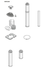 Edelstahlschornstein Set 1500
