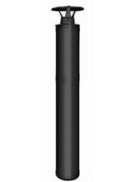 Stahlschornstein Set STAHL-RAUCHABZUG, SCHWARZ 1,5 M
