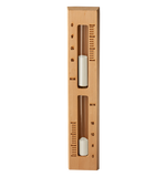 Sanduhr mit weißem Sand Schwarz