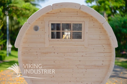 FASS ZUM SCHLAFEN Ø2,2 X 4,4 M MIT MÖBELN