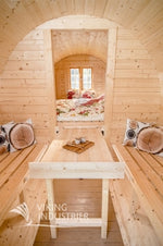 FASS ZUM SCHLAFEN Ø2,2 X 4,4 M MIT MÖBELN