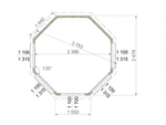 GAZEBO PAVILION 9.9 M²