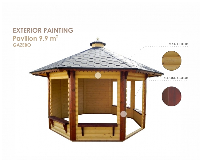 GAZEBO PAVILION 9.9 M²