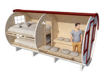 SCHLAFFASS Ø2,2 X 4,4 M MAXI FAMILIE 4|2