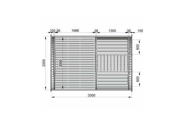 SCHLAFFASS Ø2,2 X 3,3 M FAMILIE MINI