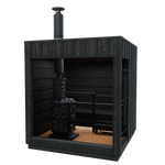 Außensauna Legend Set mit Holzfeuerofen