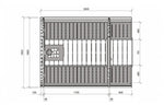 SAUNAFASS Ø1,9 X 2,5 M