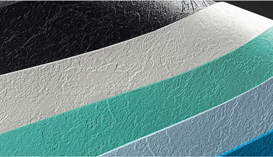 Renolit Alkorplan RELIEF Trittschutzfolie per lfm = 1,65m² Schwarz
