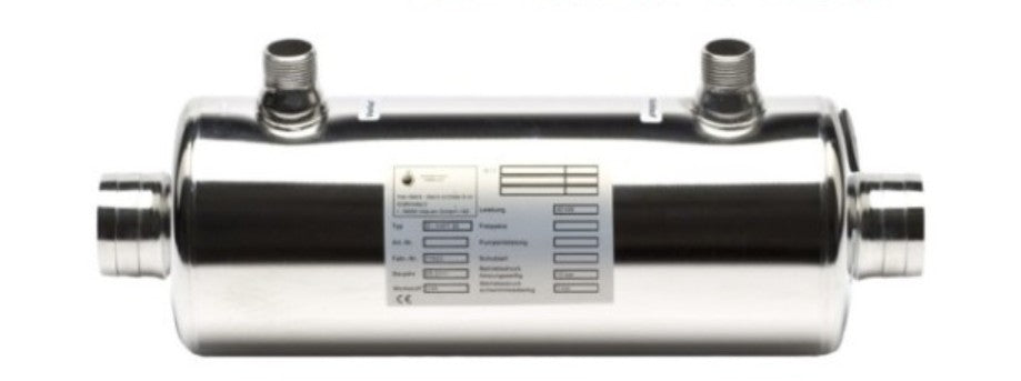 Heizungswärmetauscher HWT 35/42 KW V4A für Pool