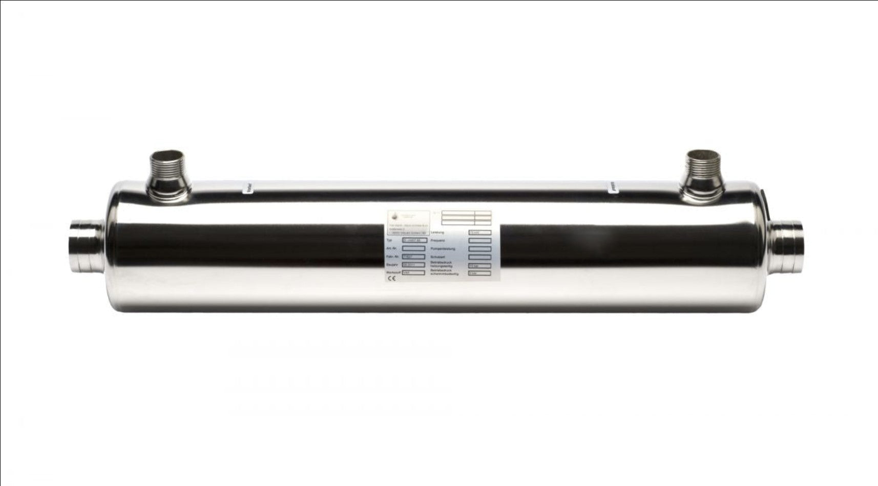 Heizungswärmetauscher HWT 65/76 KW V4A für Pool