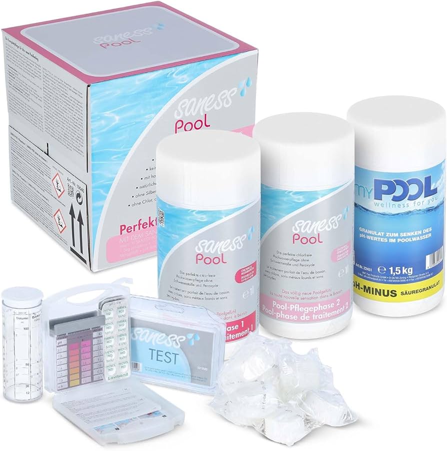 SANESS Poolpflegeset chlorfrei
